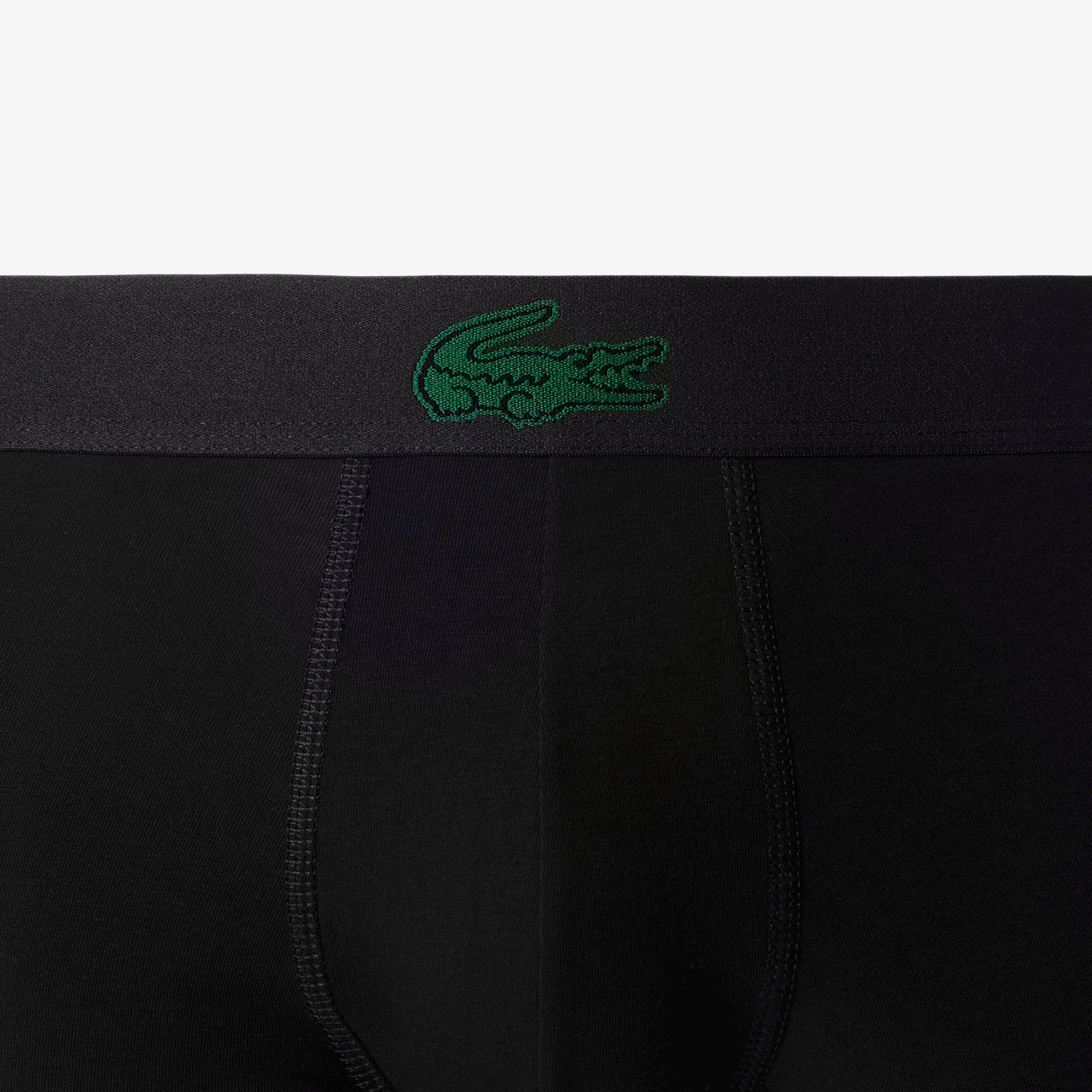 ワニロゴジャカード3パックストレッチコットントランクショーツセット