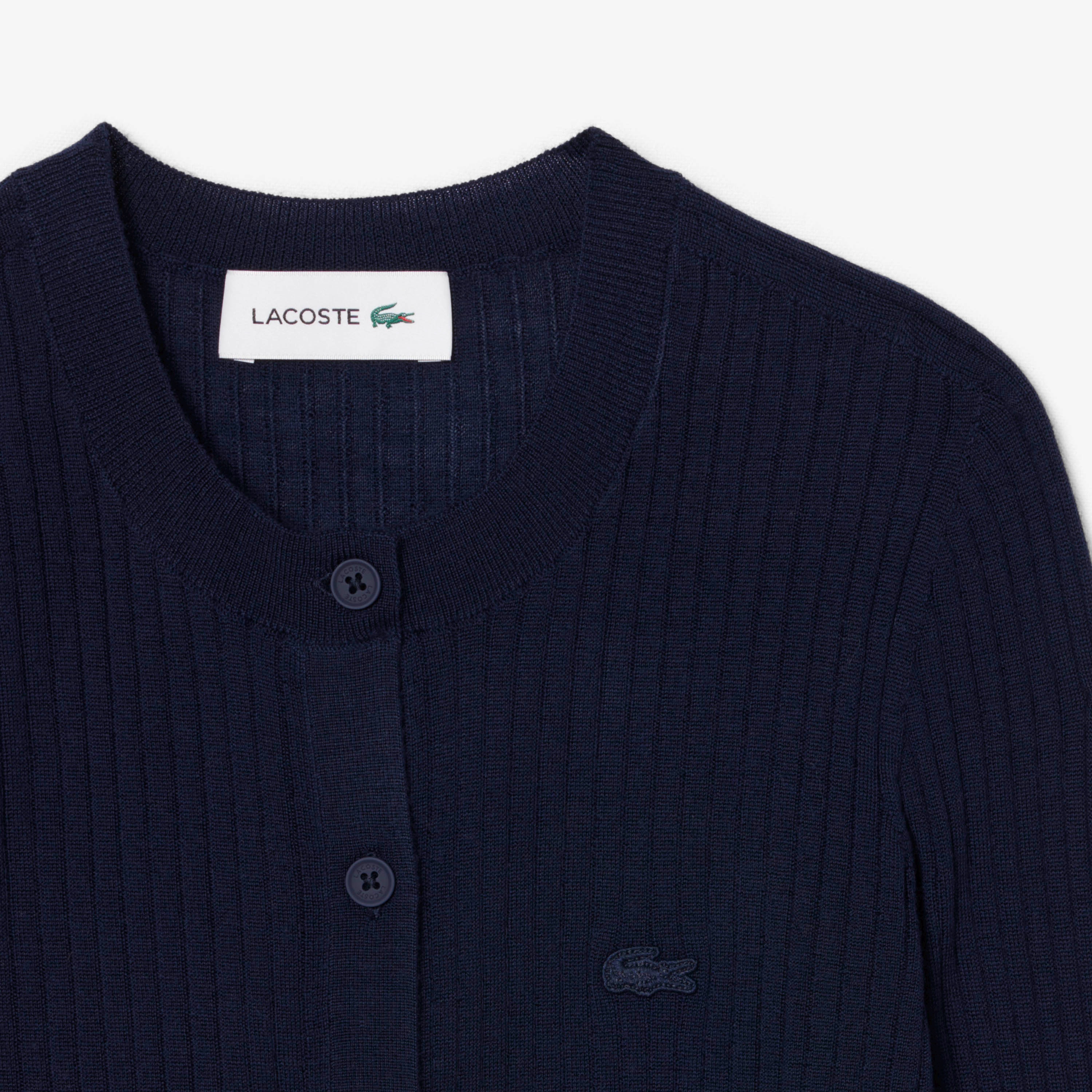 3Dニッティングメリノウールカーディガン