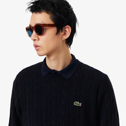 ウールケーブルニット AH2924 - ラコステ（LACOSTE）公式オンラインストア