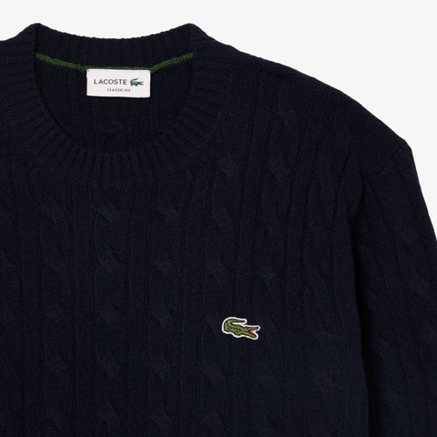 ウールケーブルニット AH2924 - ラコステ（LACOSTE）公式オンラインストア