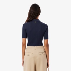 LACOSTE ラコステ　スキッパーネックポロ　ポロシャツ　半袖 ラップフロントポロシャツ PF7184 - ラコステ（LACOSTE）公式