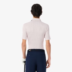 ラコステ　マルチワニロゴパッチロングスリーブポロシャツ LACOSTE ポロシャツ 3Dワニロゴパッチロングスリーブポロシャツ