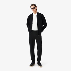 ⭐️新品未使用⭐️ LACOSTE スラックス LACOSTE｜撥水 オックスフォード ストレッチ センタークリース