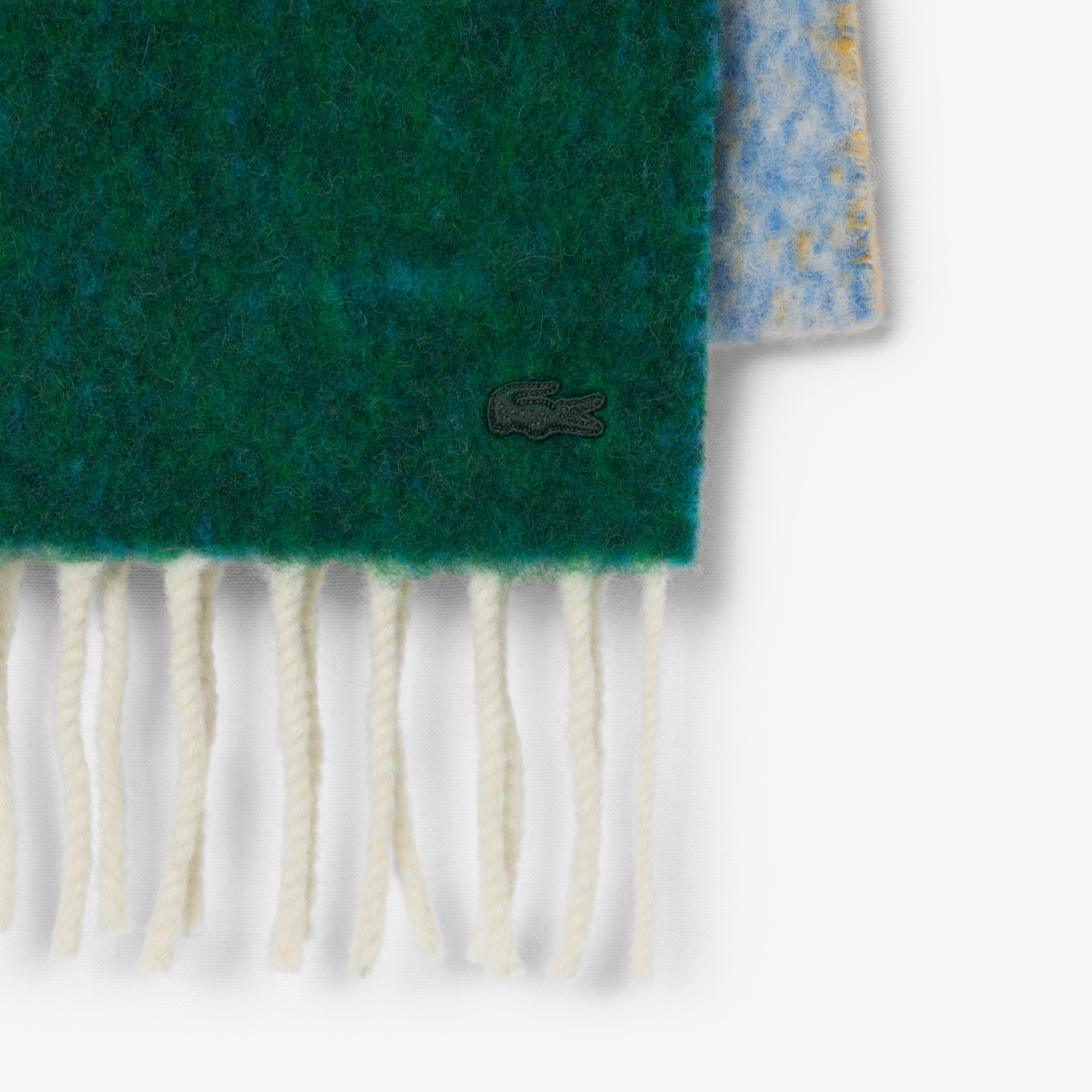 ランドスケープモチーフアルパカウールマフラー