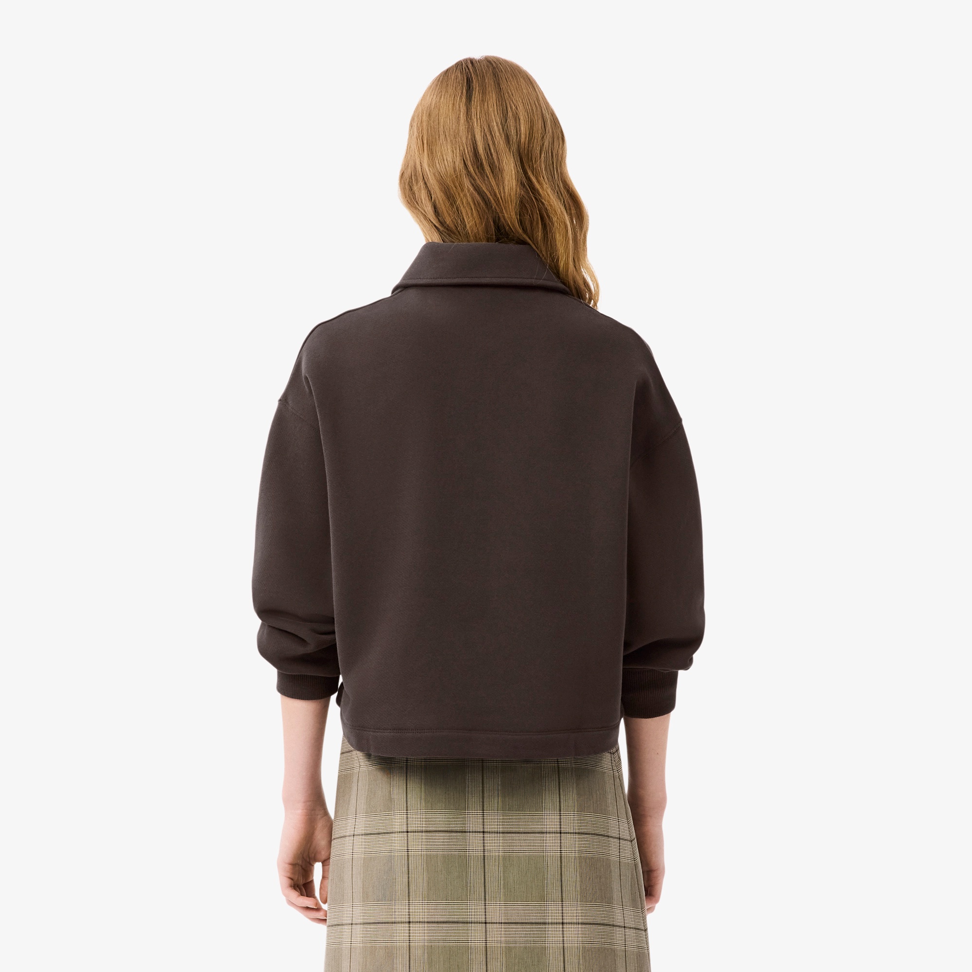 オーバーサイズスウェットポロシャツ