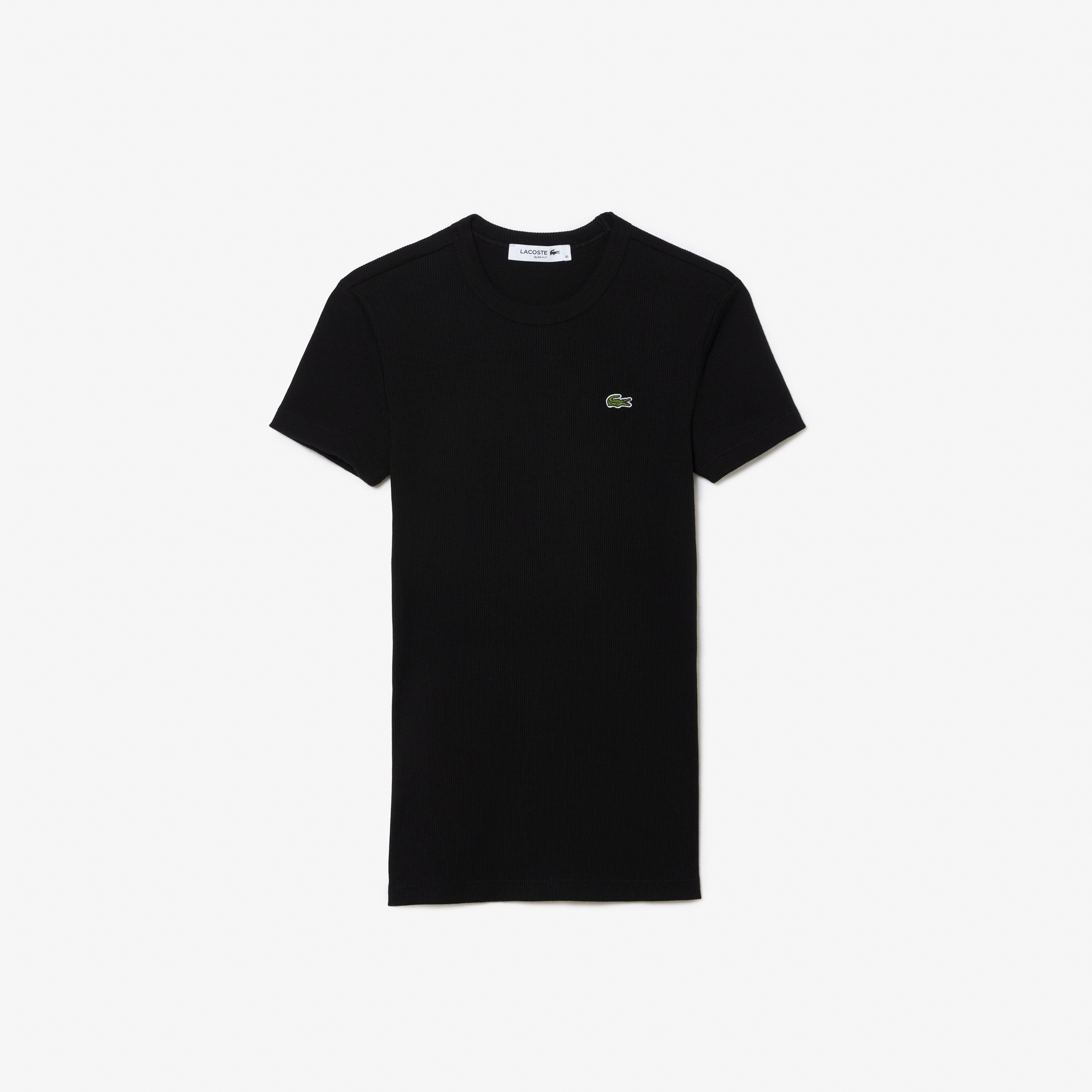タイトフィットリブニットTシャツ