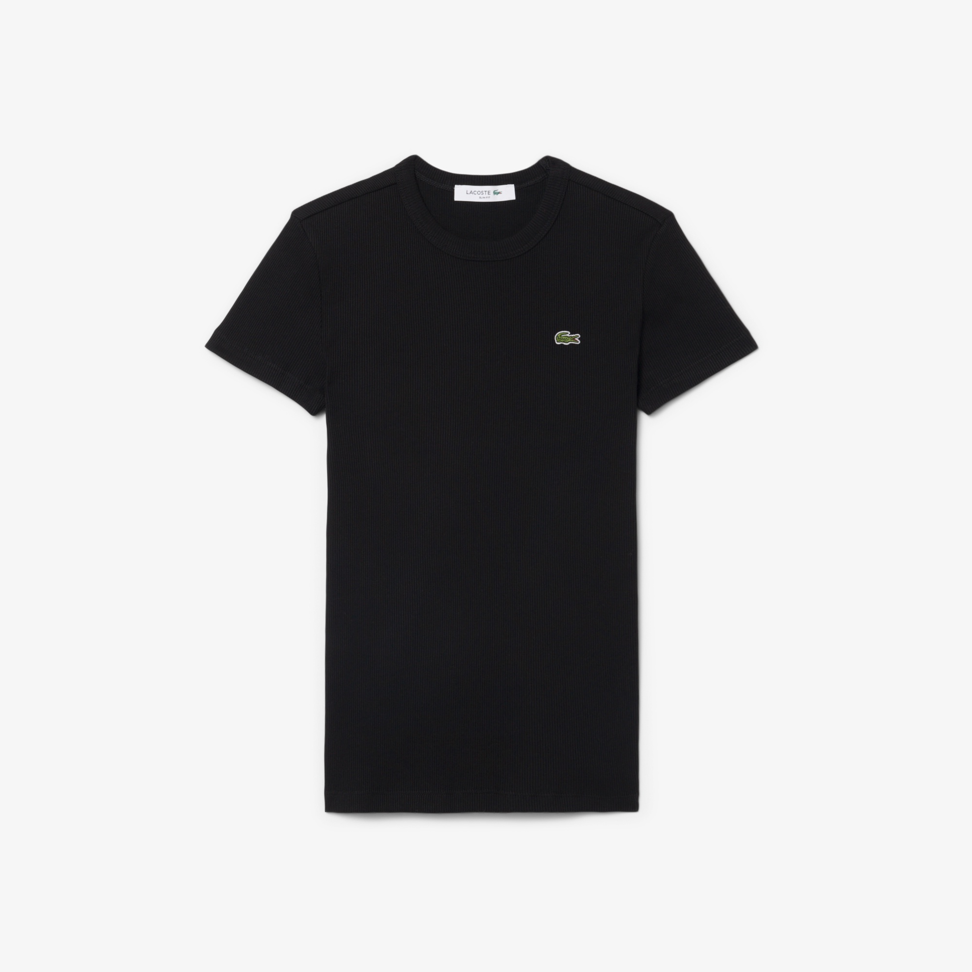 タイトフィットリブニットTシャツ