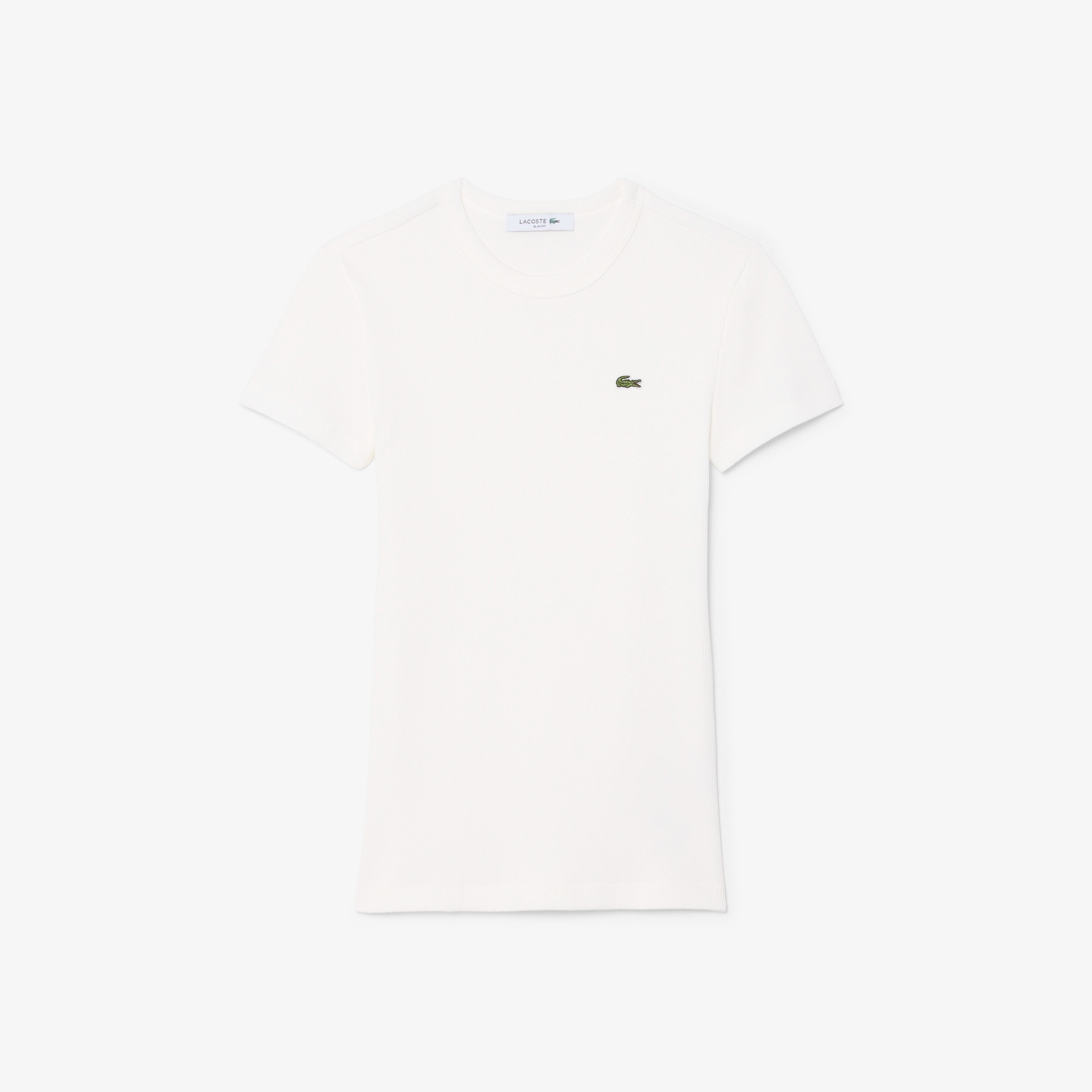 タイトフィットリブニットTシャツ