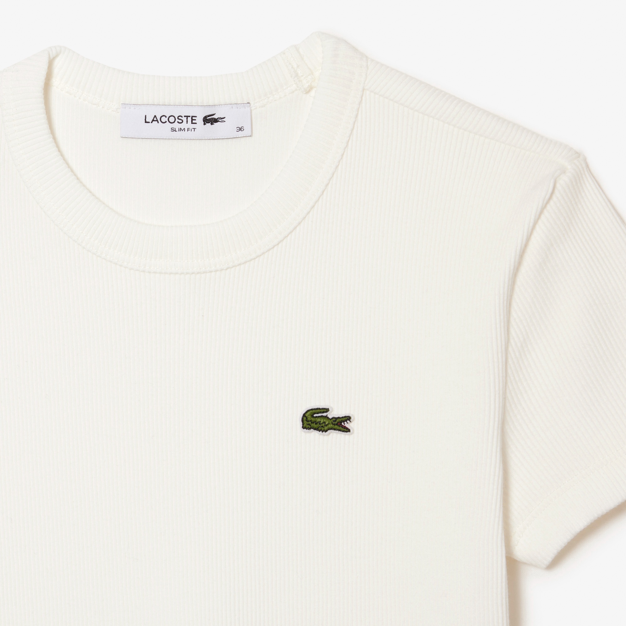 タイトフィットリブニットTシャツ