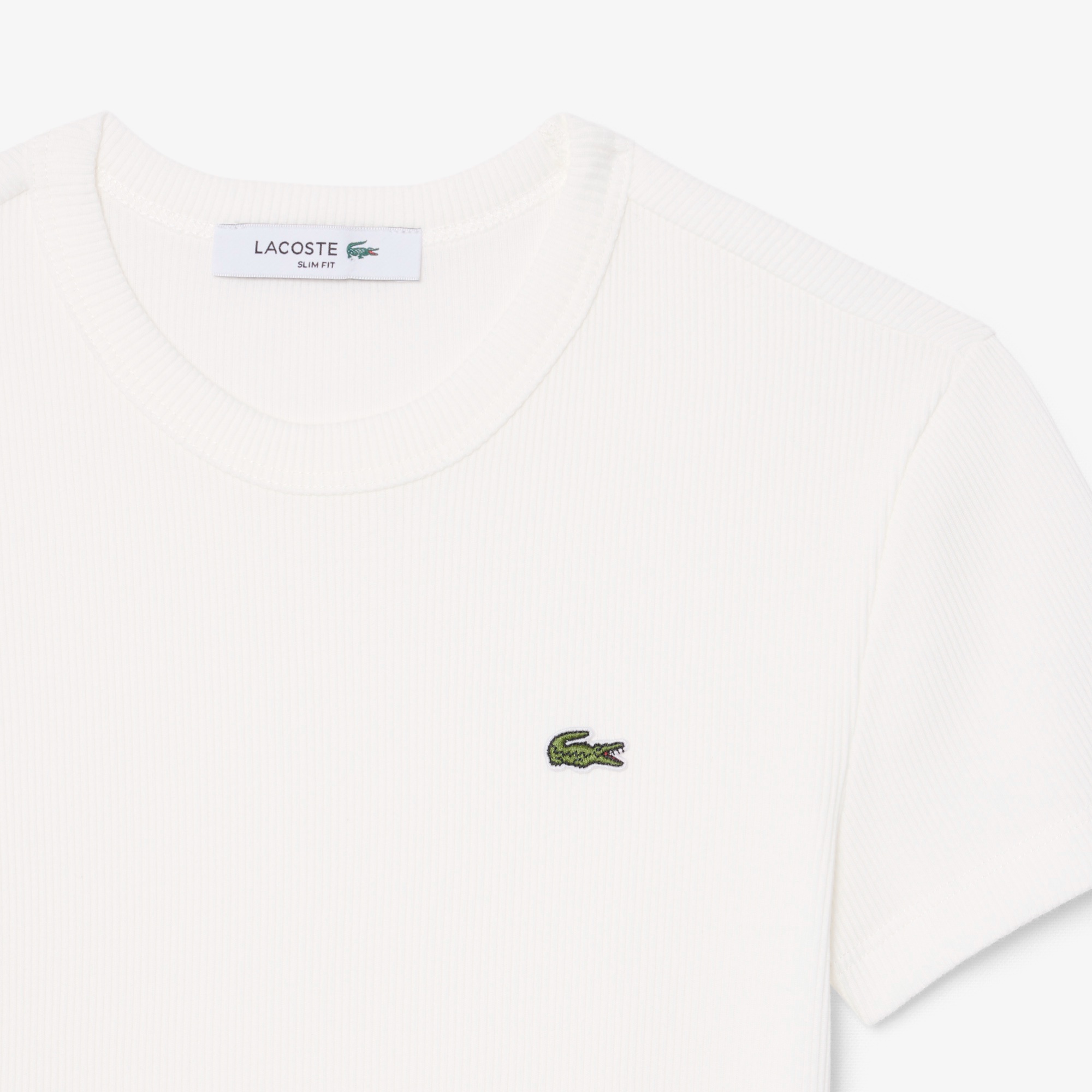 タイトフィットリブニットTシャツ