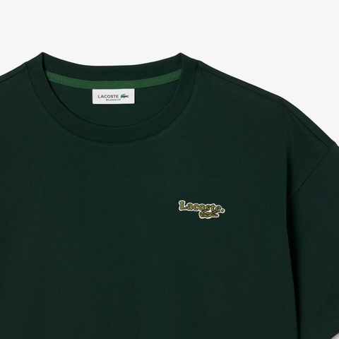 ネーム＆ワニロゴパッチクロップドTシャツ
