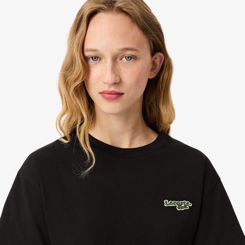 ネーム＆ワニロゴパッチオーバーサイズTシャツ