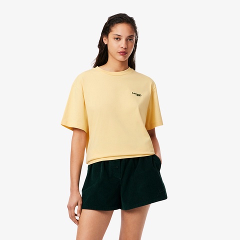 ネーム＆ワニロゴパッチオーバーサイズTシャツ