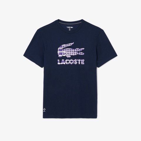 『ダニール・メドベージェフ』ラケットレイヤードグラフィックプリントTシャツ