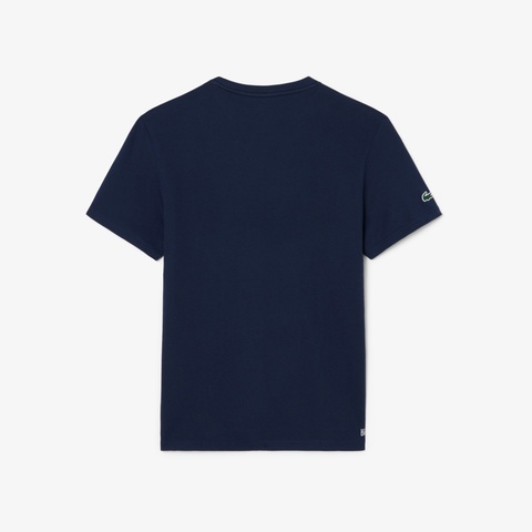 『ダニール・メドベージェフ』ラケットレイヤードグラフィックプリントTシャツ