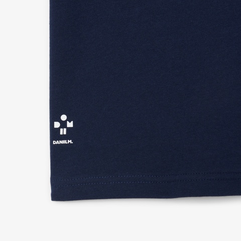 『ダニール・メドベージェフ』ラケットレイヤードグラフィックプリントTシャツ