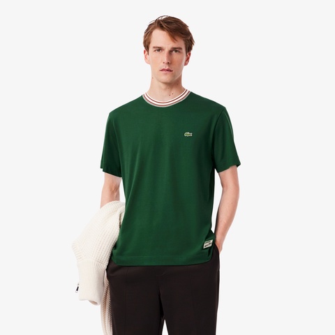 ボーダーリブネックフレンチメイドTシャツ