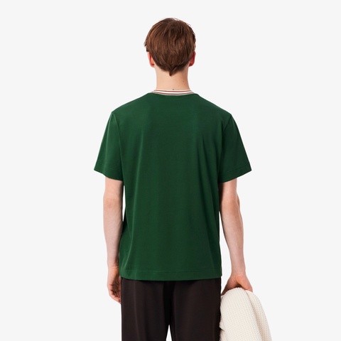 ボーダーリブネックフレンチメイドTシャツ