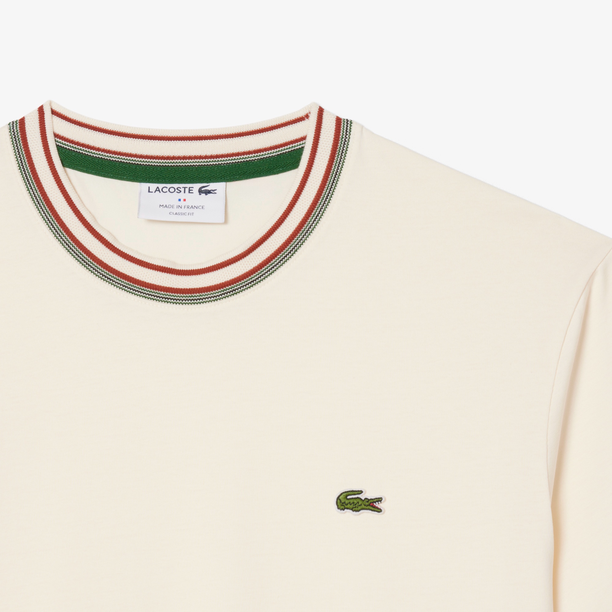 ボーダーリブネックフレンチメイドTシャツ