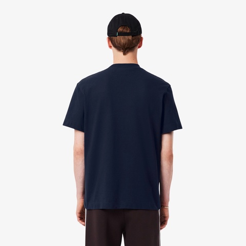 フロントボーダーフレンチメイド鹿の子Tシャツ