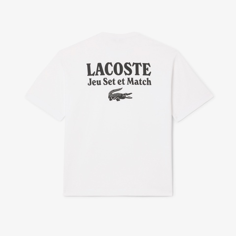 ルーズフィットヘビーウェイトバックプリントTシャツ