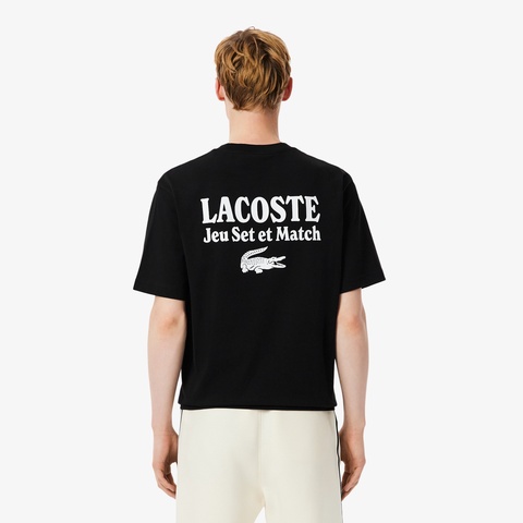 ルーズフィットヘビーウェイトバックプリントTシャツ