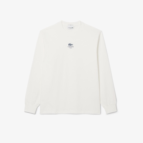 ワンポイントプリントロングスリーブTシャツ