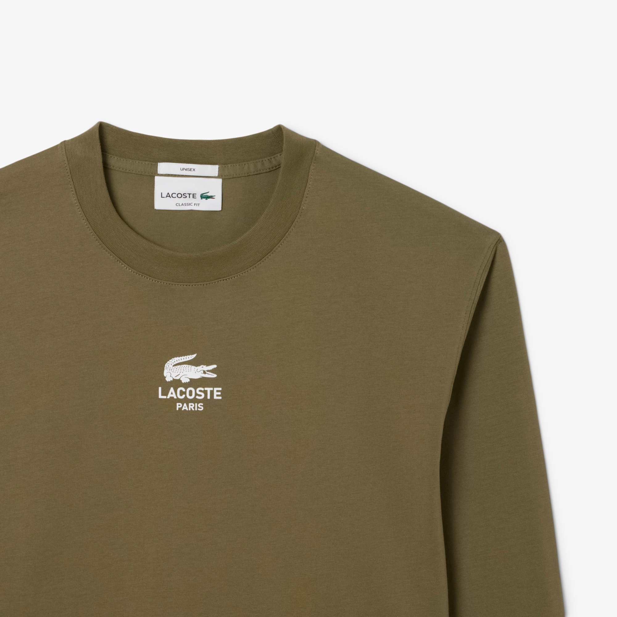 ワンポイントプリントロングスリーブTシャツ