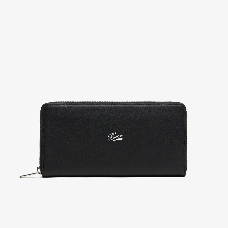 ラウンドジップレザーロングウォレット NF1670KP - ラコステ（LACOSTE
