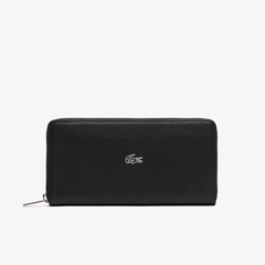 LACOSTE レザーイヤホンショルダーポーチ ブラック LACOSTE｜レザーイヤホンショルダーポーチ | Rakuten Fashion