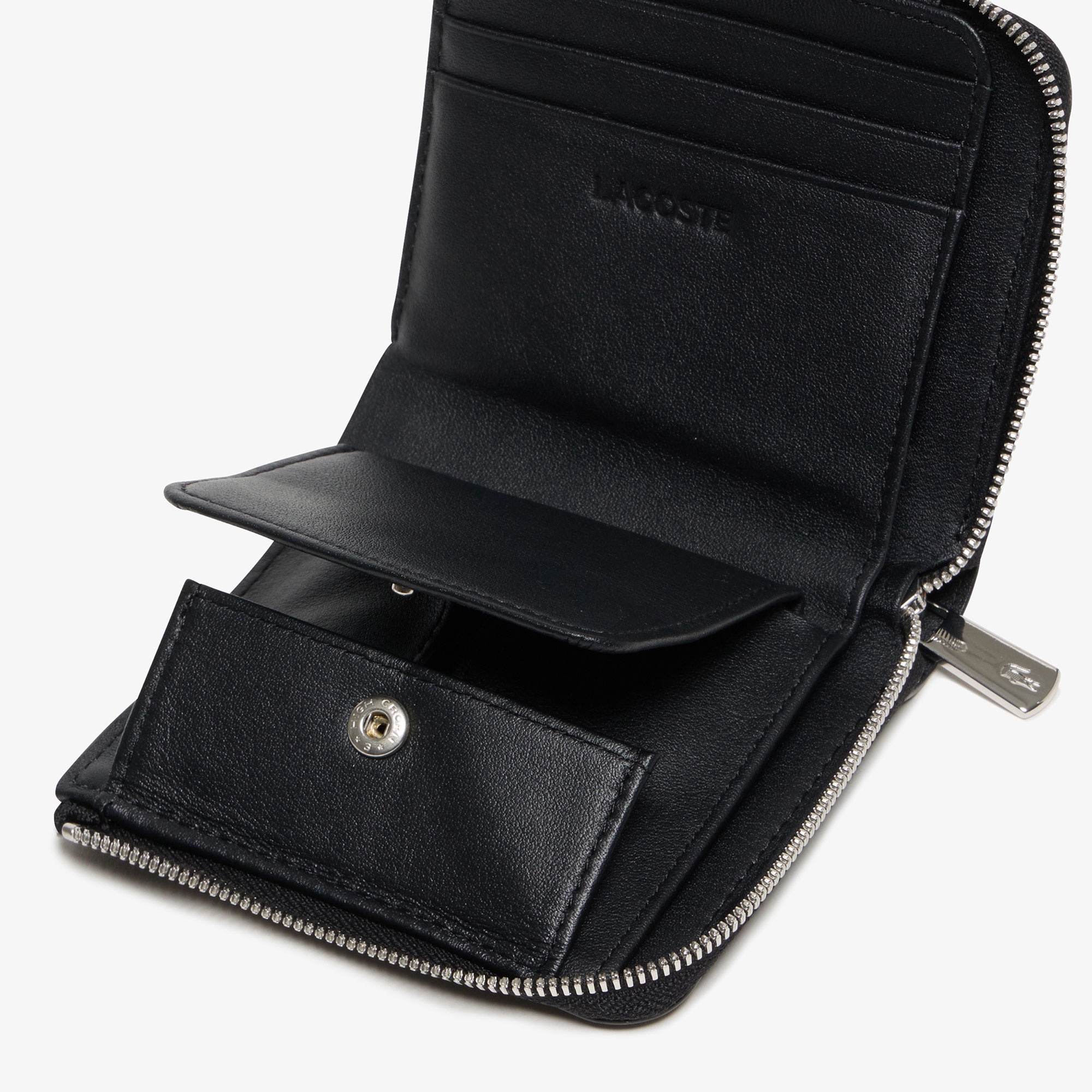 ラウンドジップレザーミニウォレット