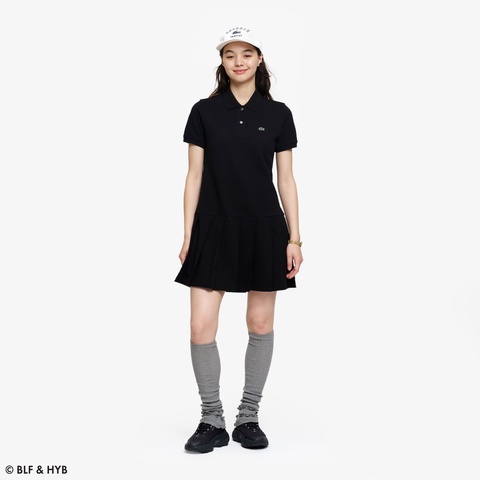 バックプリントミニ ポロドレス