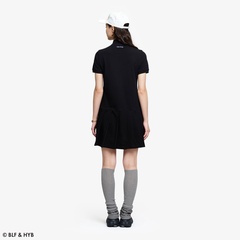 【美品】 ラコステ　ポロシャツ　ワンピース　ロング丈　ベルト付き　コットン　36 LACOSTE（ラコステ）の「ベルトデザインロングポロシャツドレス