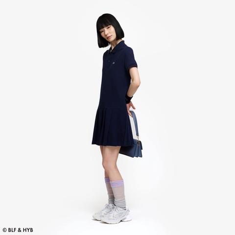 バックプリントミニ ポロドレス