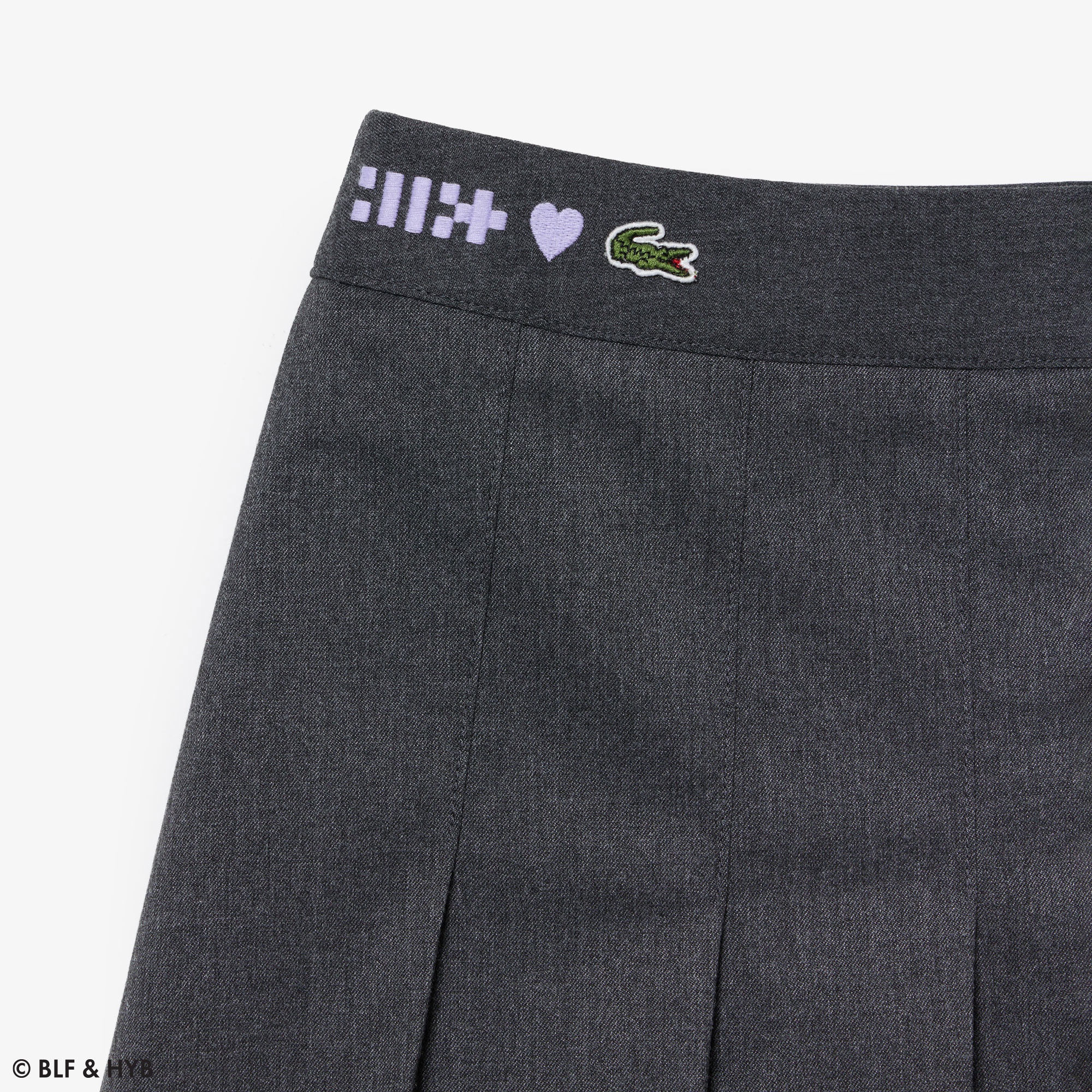 ウエストロゴ刺繍2ピーススカートパンツ