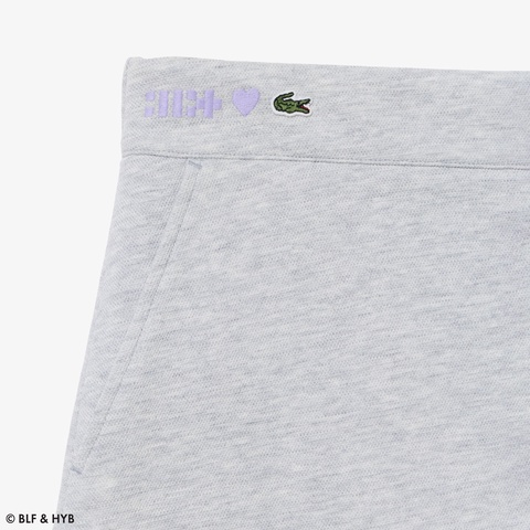 ウエストロゴ刺繍プリーツミニスカート