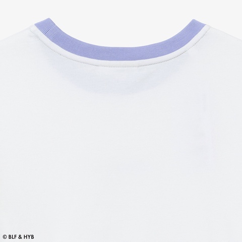 ハートプリント&ワニリンガー Tシャツ