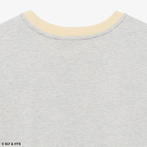 ハートプリント&ワニリンガー Tシャツ