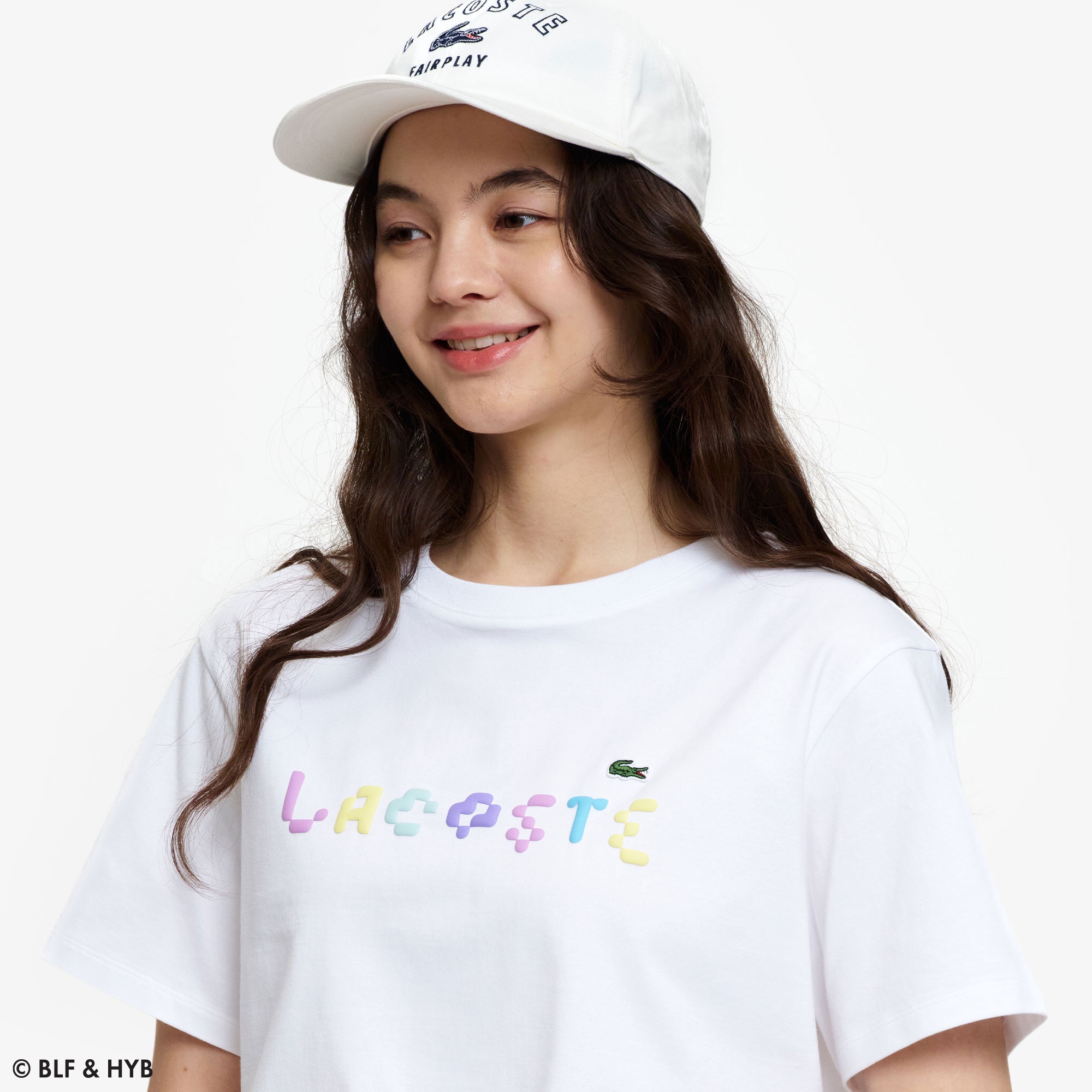 発泡プリントクロップド Tシャツ