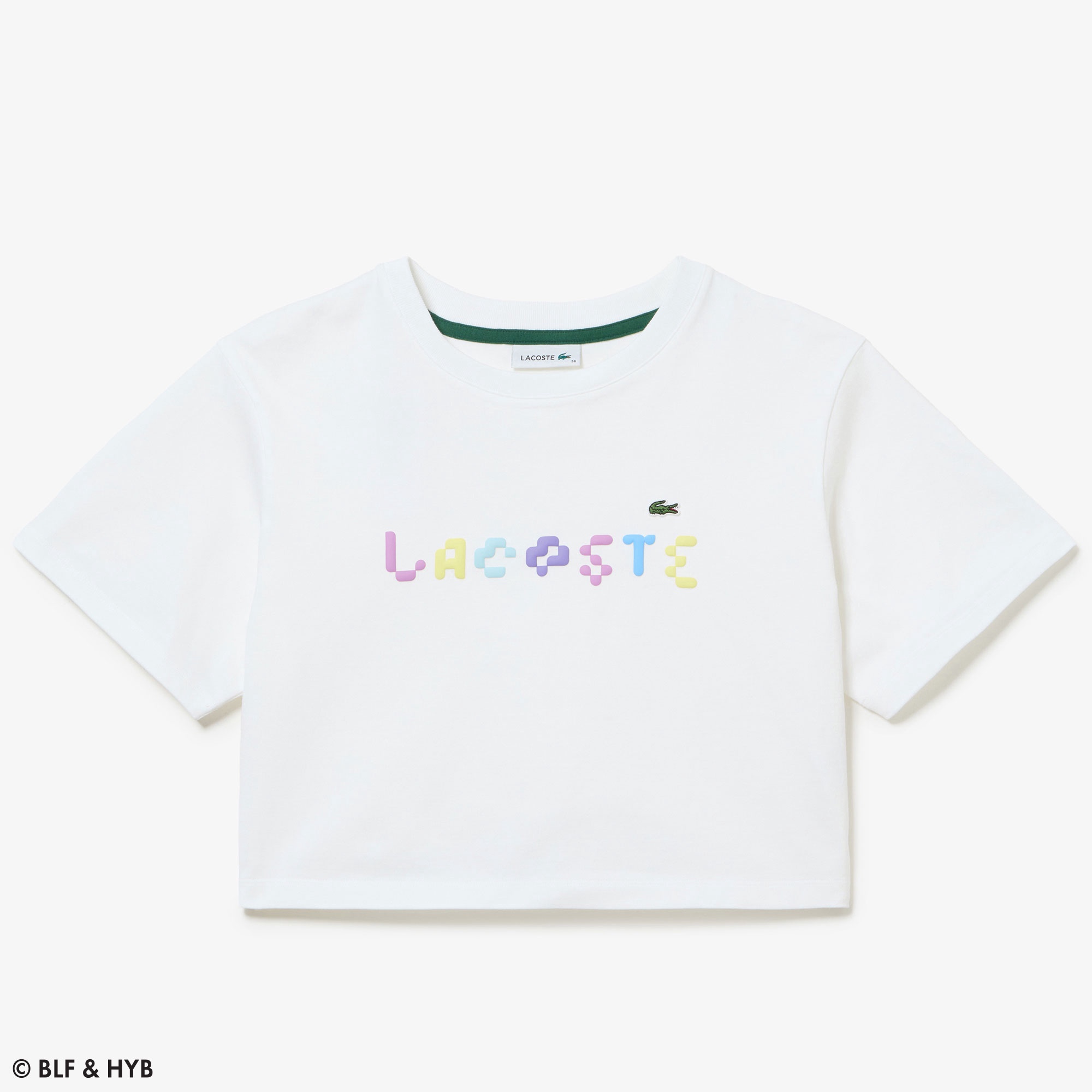 発泡プリントクロップド Tシャツ