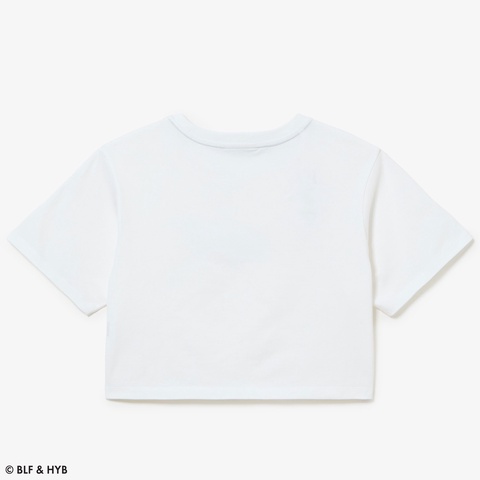 発泡プリントクロップド Tシャツ
