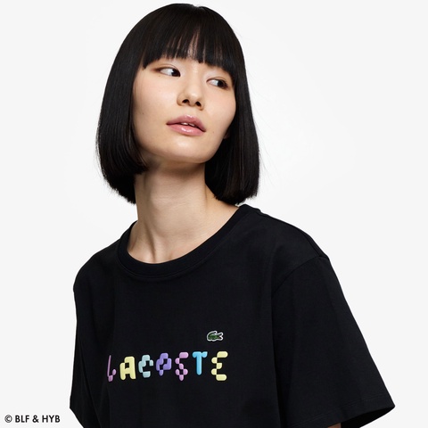 発泡プリントクロップド Tシャツ