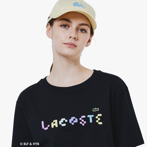 発泡プリントクロップド Tシャツ