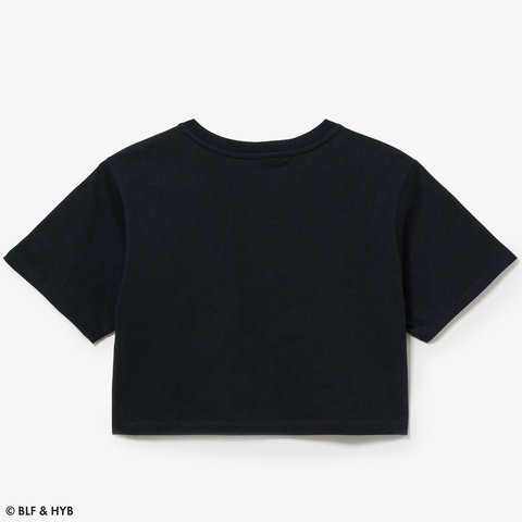 発泡プリントクロップド Tシャツ