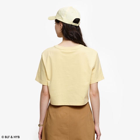 発泡プリントクロップド Tシャツ