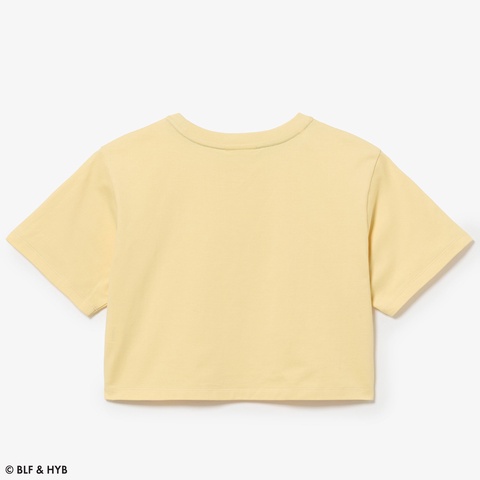 発泡プリントクロップド Tシャツ