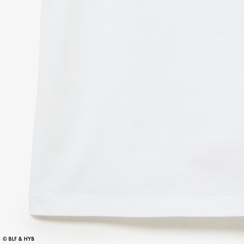 チュールスリーブロゴ刺繍 Tシャツ
