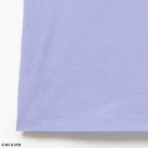 チュールスリーブロゴ刺繍 Tシャツ