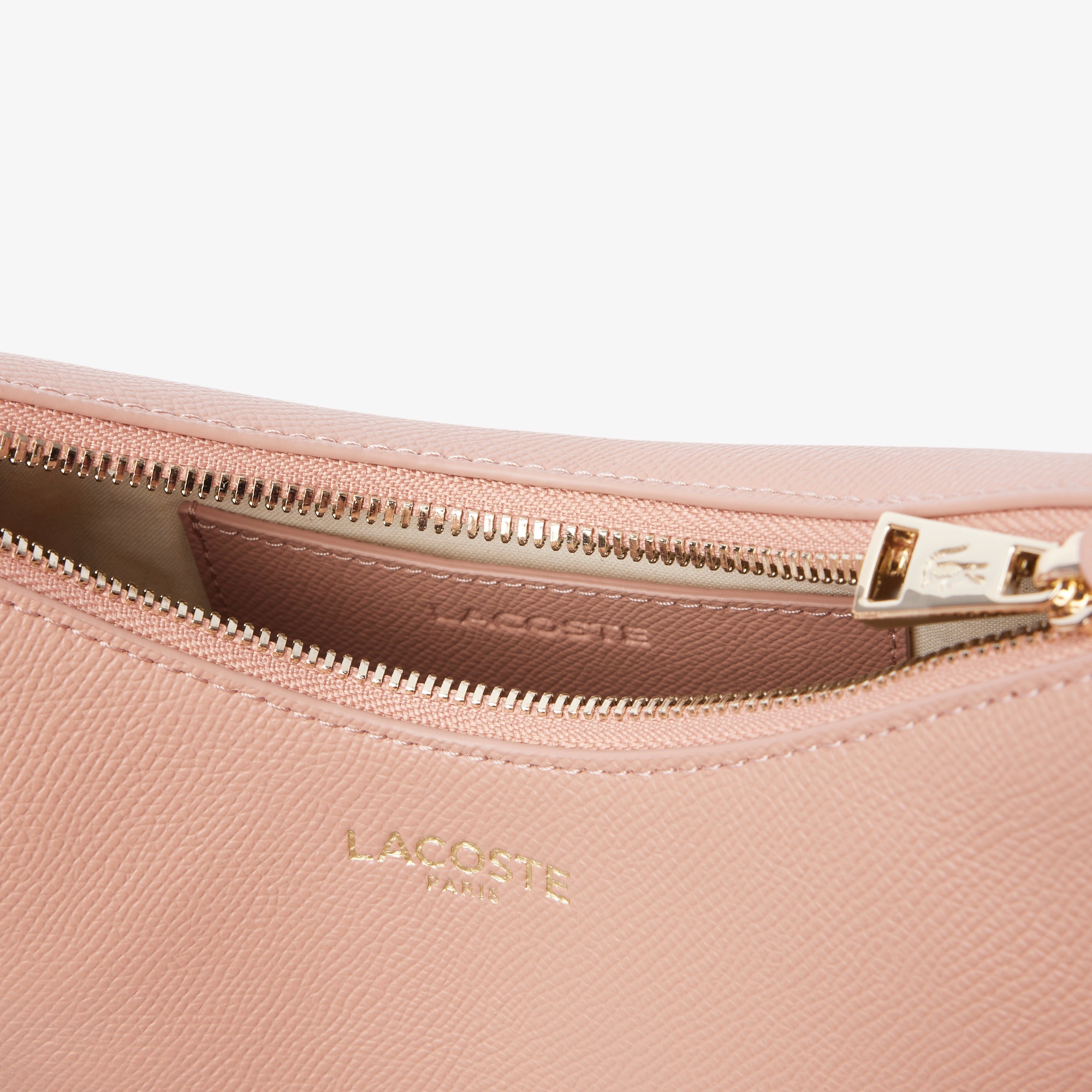 シャンゼリゼ レザーハーフムーンショルダーバッグ