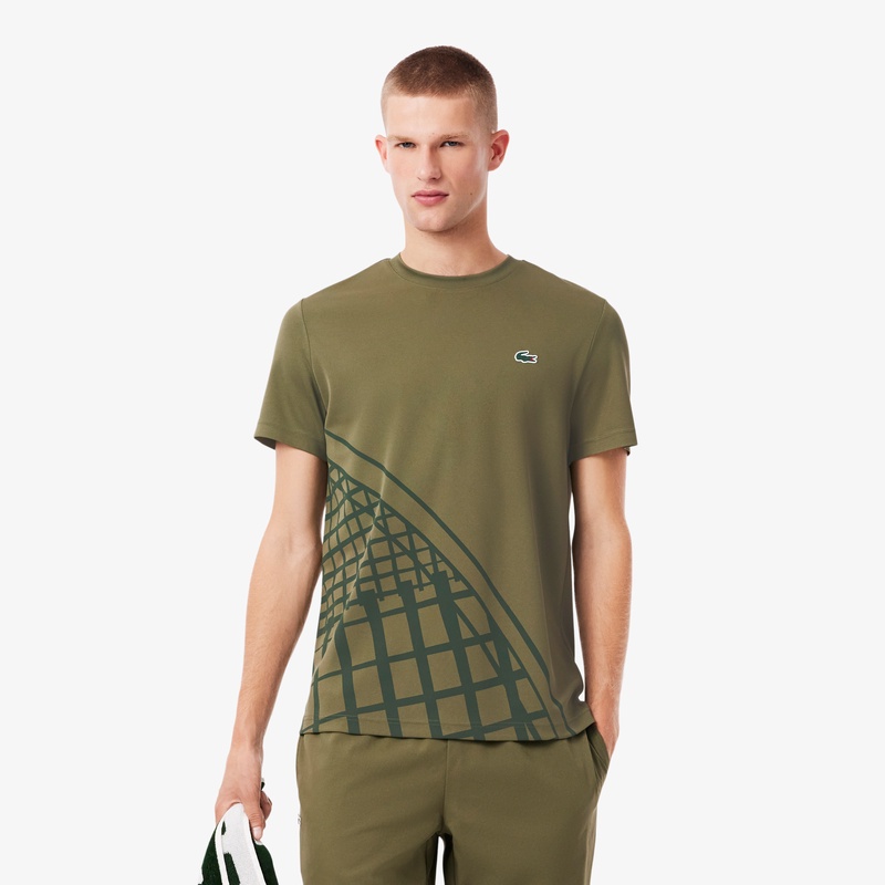 LACOSTE ウルトラドライ テニス用Tシャツ 日本サイズXL＆キャップセット th4753-e9f-fn.